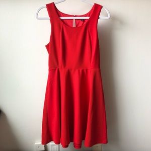 Red Skater Dress